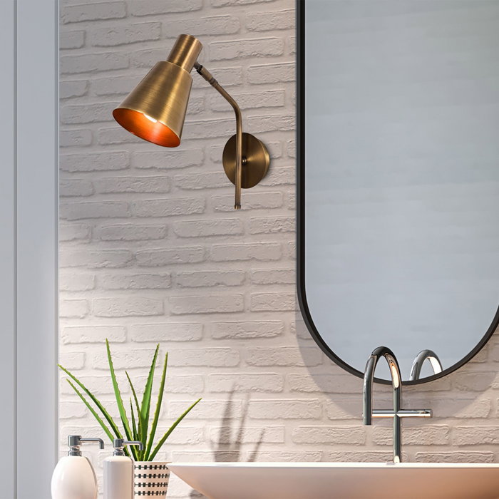 Opviq Sivani - MR-663 Lámpara de pared de metal color cobre